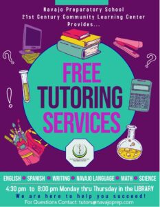 free tutoring poster