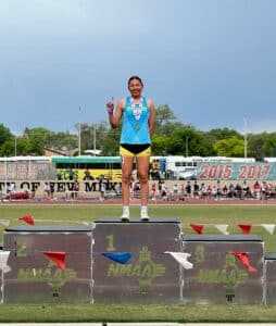 L. McGary Hurdles State Champ